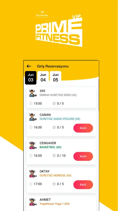 Prime Fitness Vip Ekran Görüntüleri
