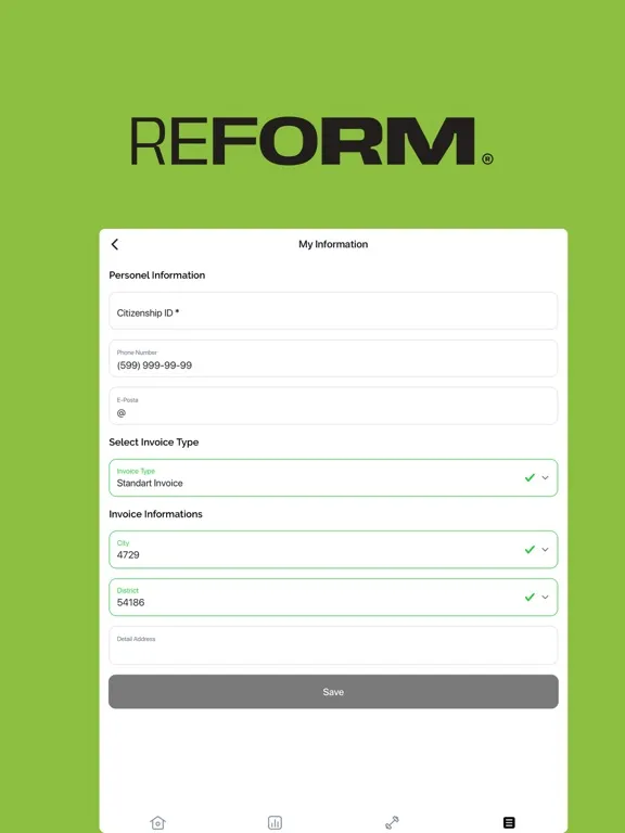 Reforma Georgia iPad  스크린샷