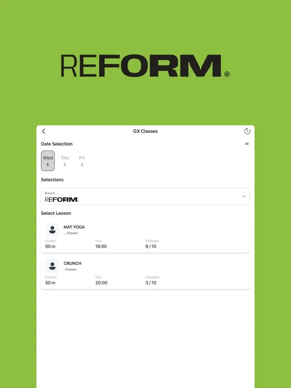 Reforma Georgia iPad  스크린샷