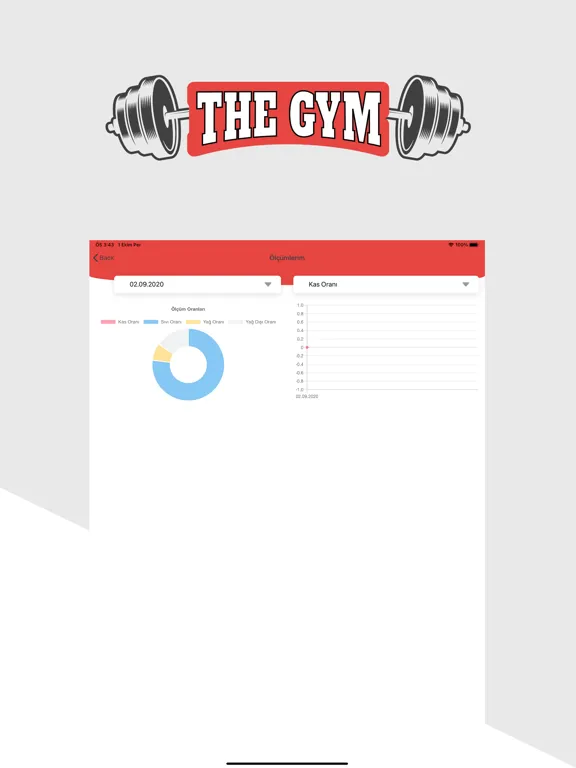 ภาพหน้าจอของ The Gym iPad 