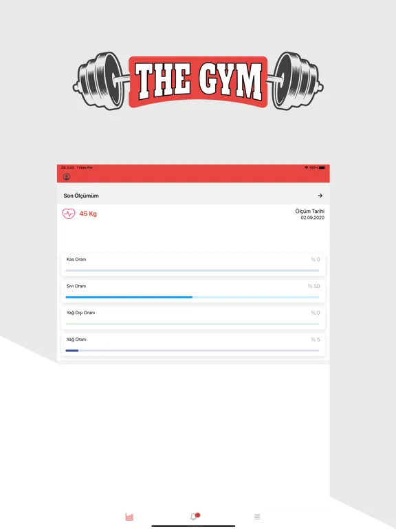 ภาพหน้าจอของ The Gym iPad 