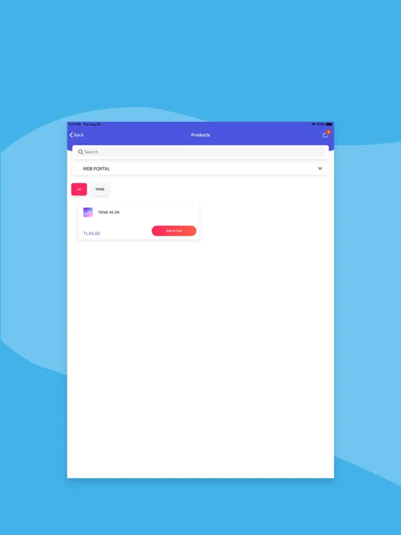 Tangkapan skrin Lapis Mobile Nova iPad 