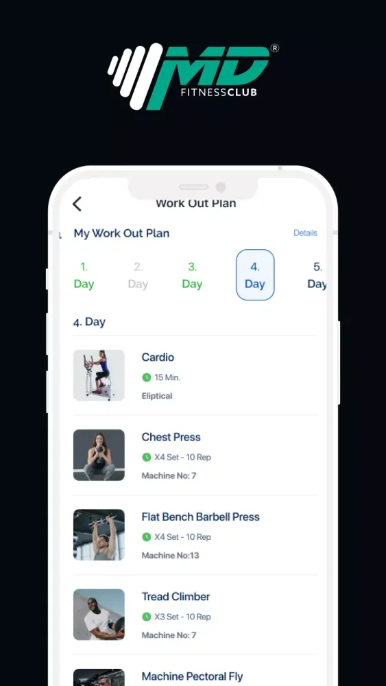 MD Fitness Club سکرین شاٹس