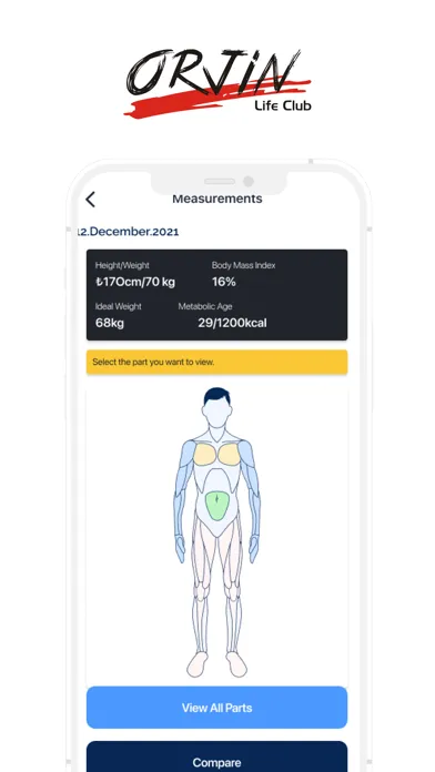 Ảnh chụp màn hình của Orjin Fitness