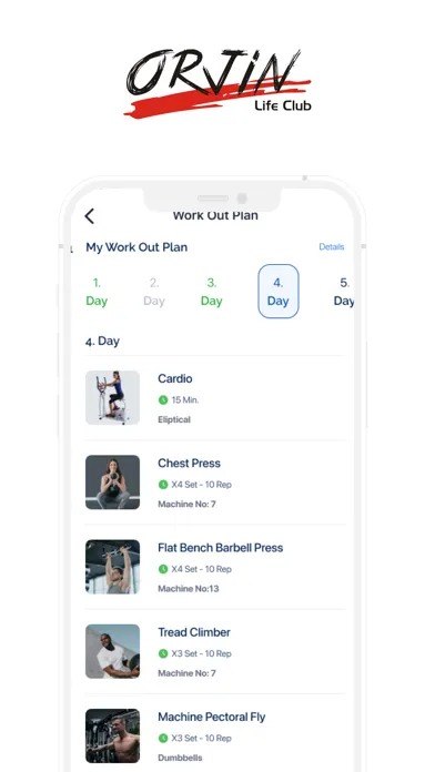 Ảnh chụp màn hình của Orjin Fitness