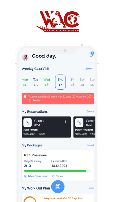 World Athletic Club Screenshots