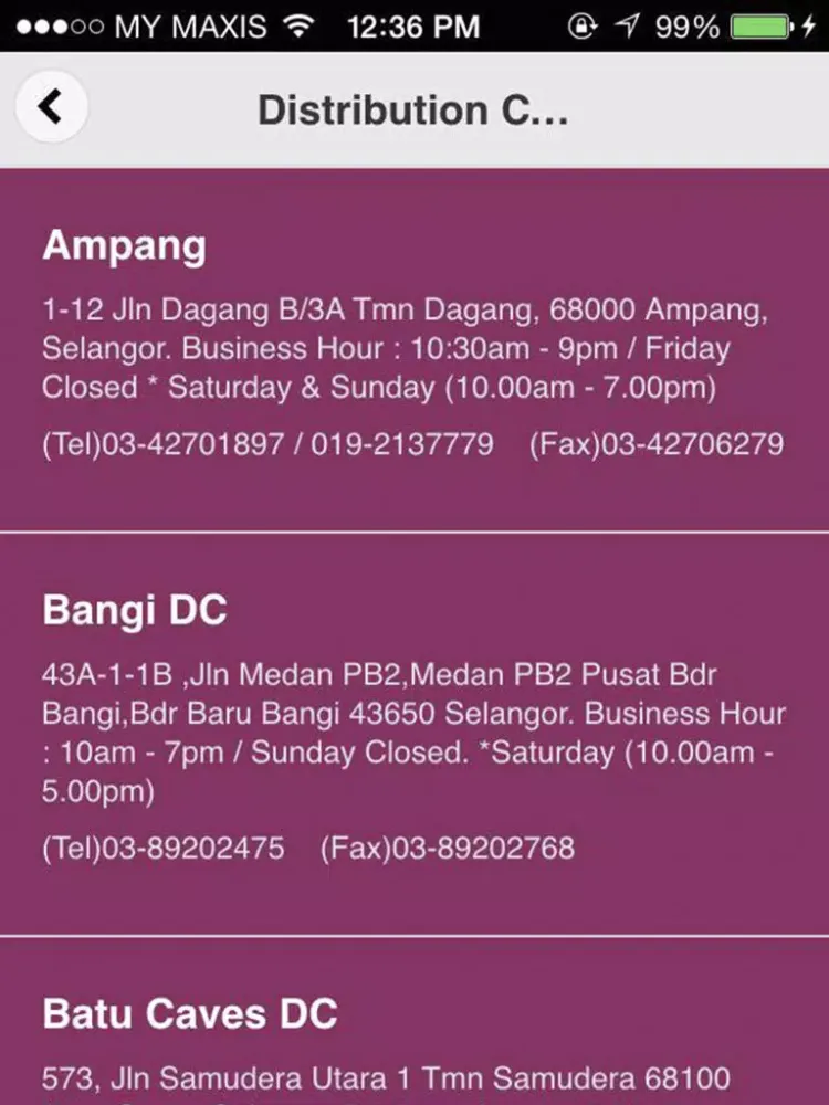 Tangkapan layar CNI.my Catalog iPad 