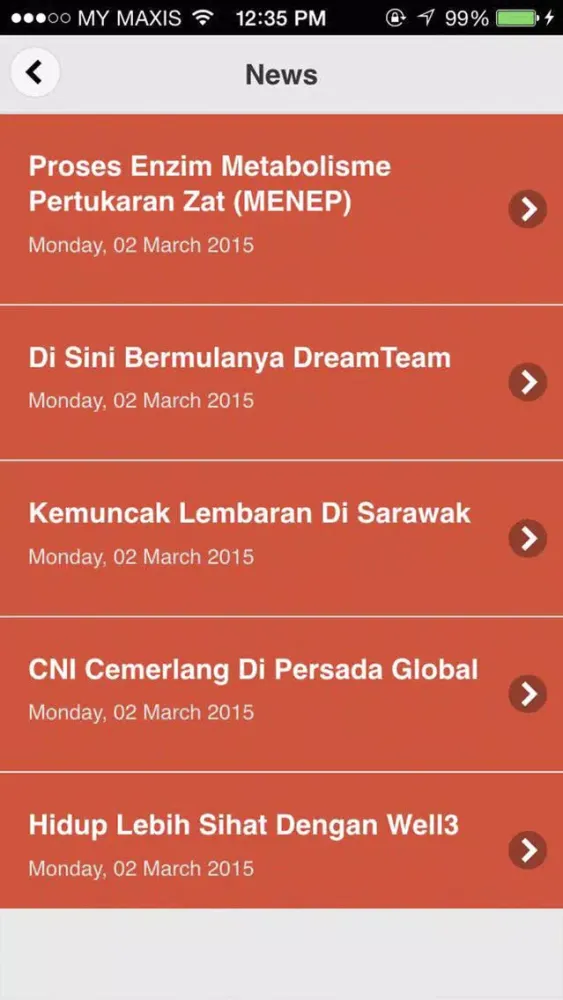 Tangkapan layar CNI.my Catalog