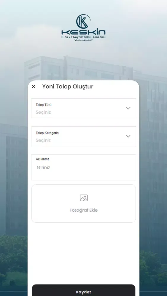 Ảnh chụp màn hình của Keskin Yönetim
