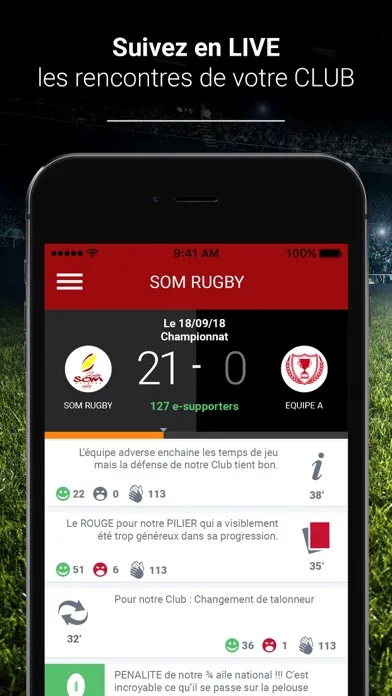 SOM RUGBY スクリーンショット