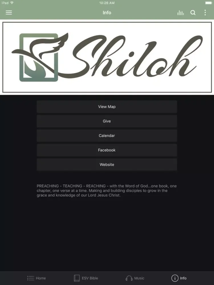 Shiloh Church - Somerville, AL iPad  স্ক্রিনশট