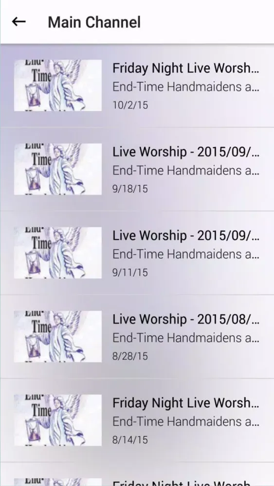 End-Time Handmaidens ETH&S Media 스크린샷