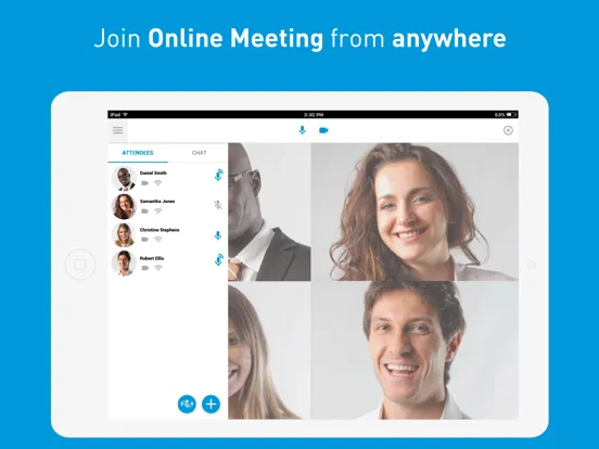 Online Meeting Webinars iPad  スクリーンショット