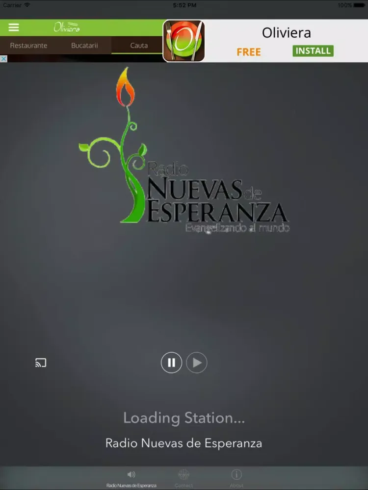 Zrzuty ekranu Radio Nuevas de Esperanza iPad 