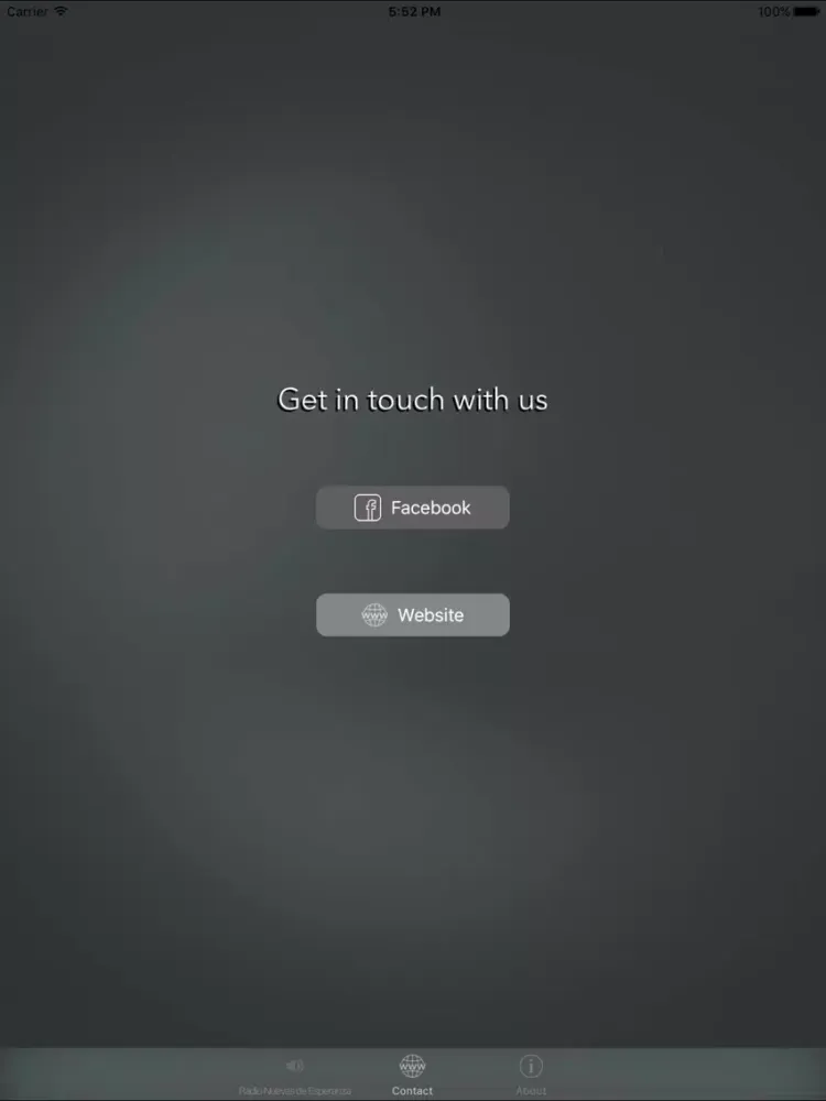 Zrzuty ekranu Radio Nuevas de Esperanza iPad 