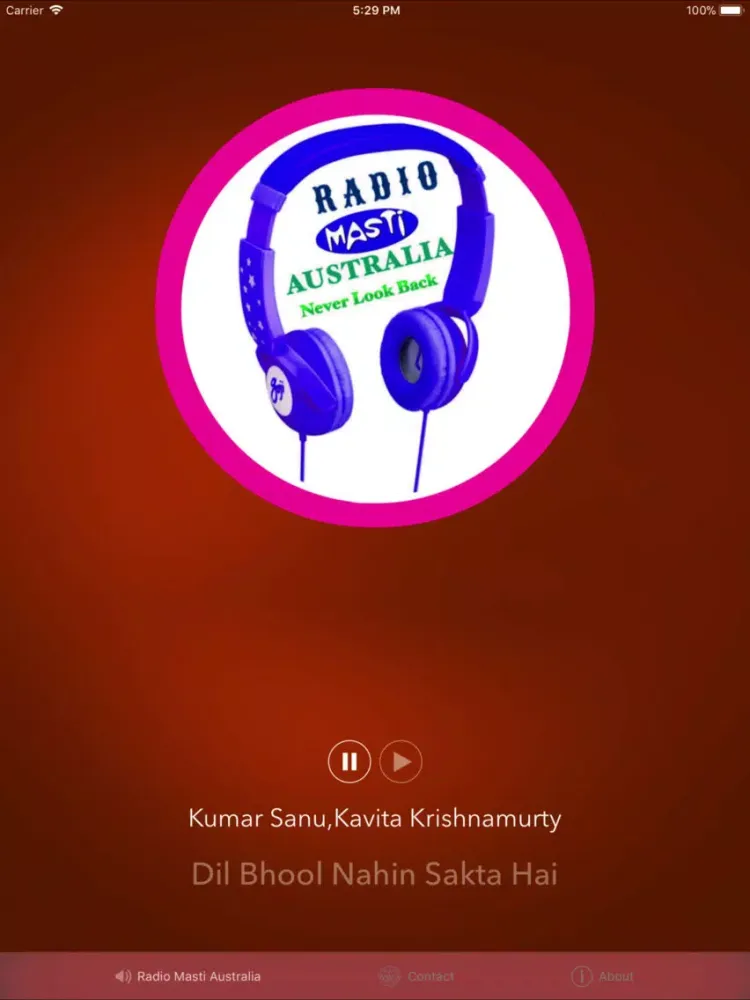Screenshot di Radio Masti Australia iPad 