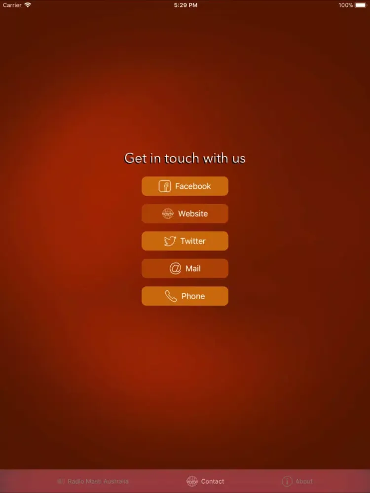 Screenshot di Radio Masti Australia iPad 