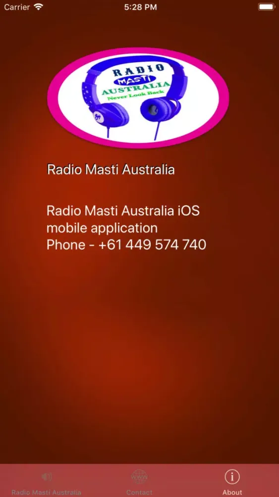 Screenshot di Radio Masti Australia