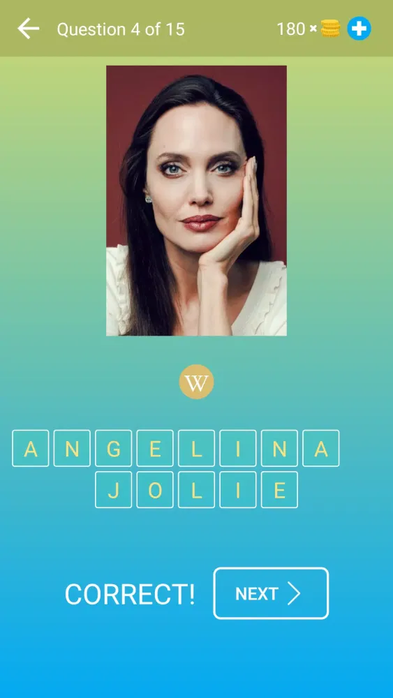 Hollywood Actors: Quiz, Game Screenshots