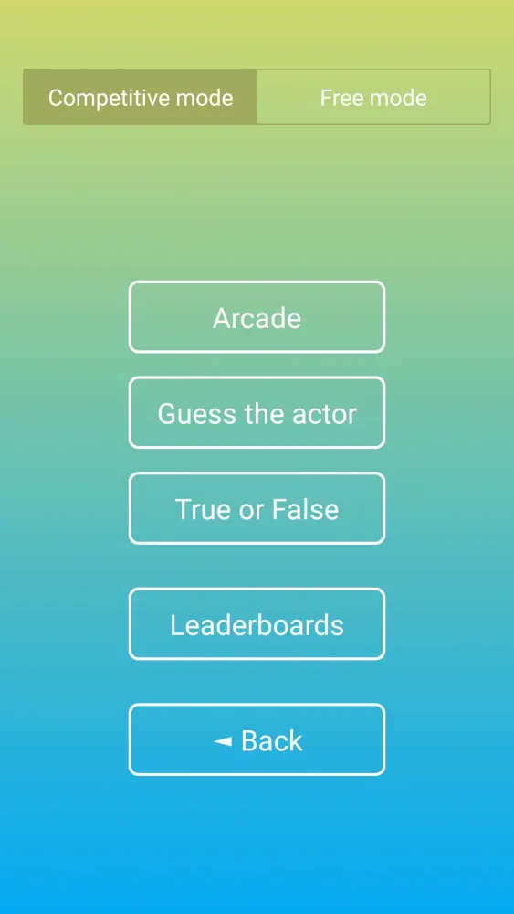 Hollywood Actors: Quiz, Game Screenshots