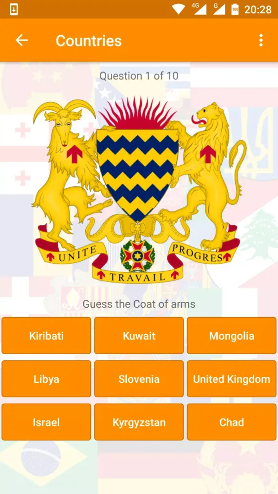 World Flags & Emblems: Quiz应用截图