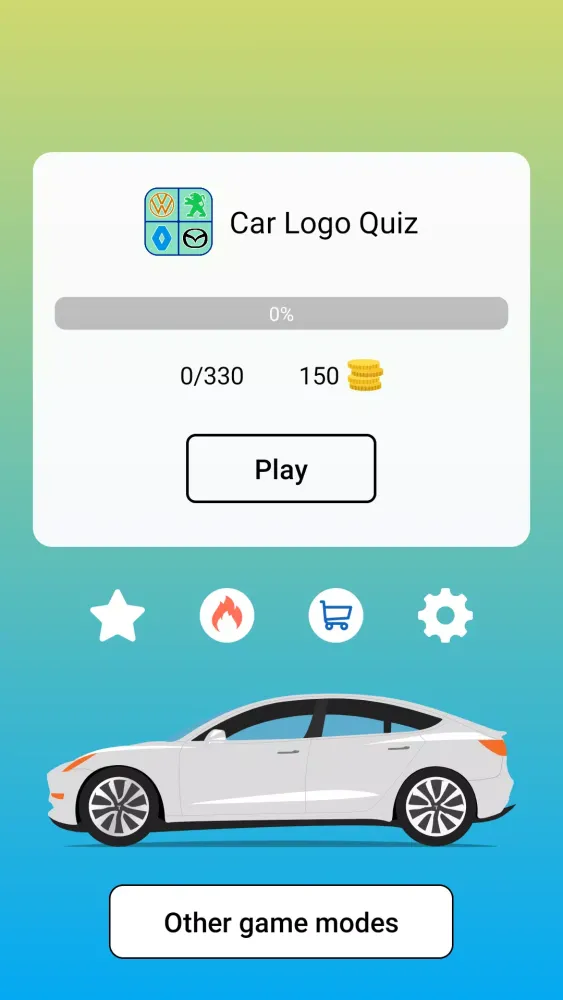 Ảnh chụp màn hình của Car Logo Quiz: Guess the Brand