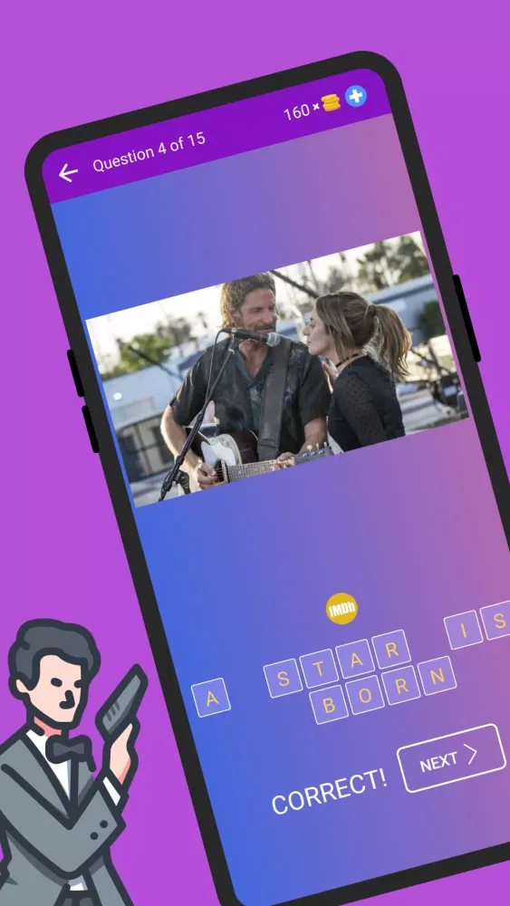 Capturas de pantalla de Guess the Movie — Quiz Game