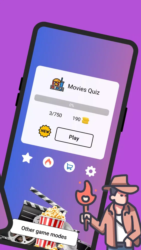 Capturas de pantalla de Guess the Movie — Quiz Game