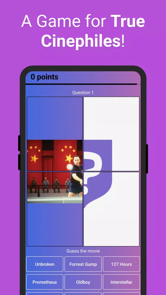 Capturas de pantalla de Guess the Movie — Quiz Game