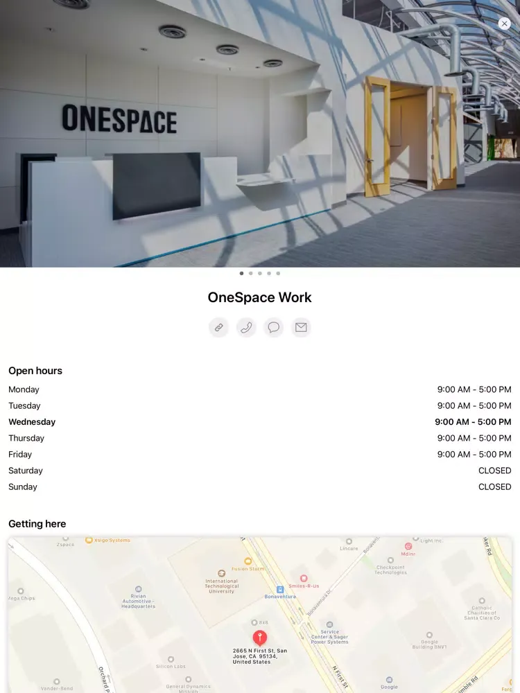 OneSpace Work iPad  スクリーンショット