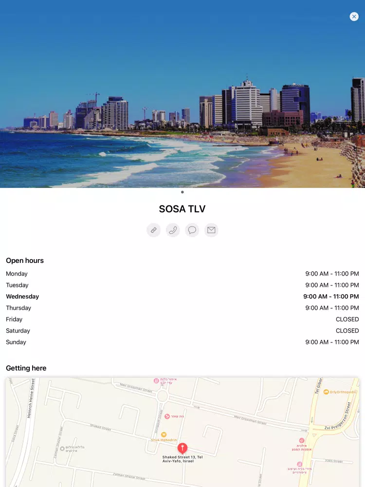 Connect SOSA iPad  Screenshots