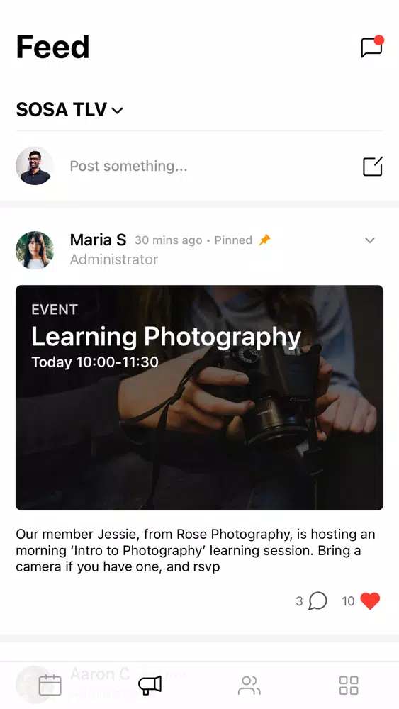 Connect SOSA Screenshots