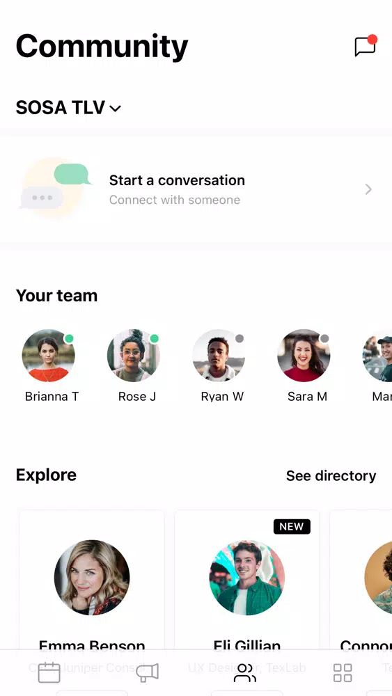 Connect SOSA Screenshots