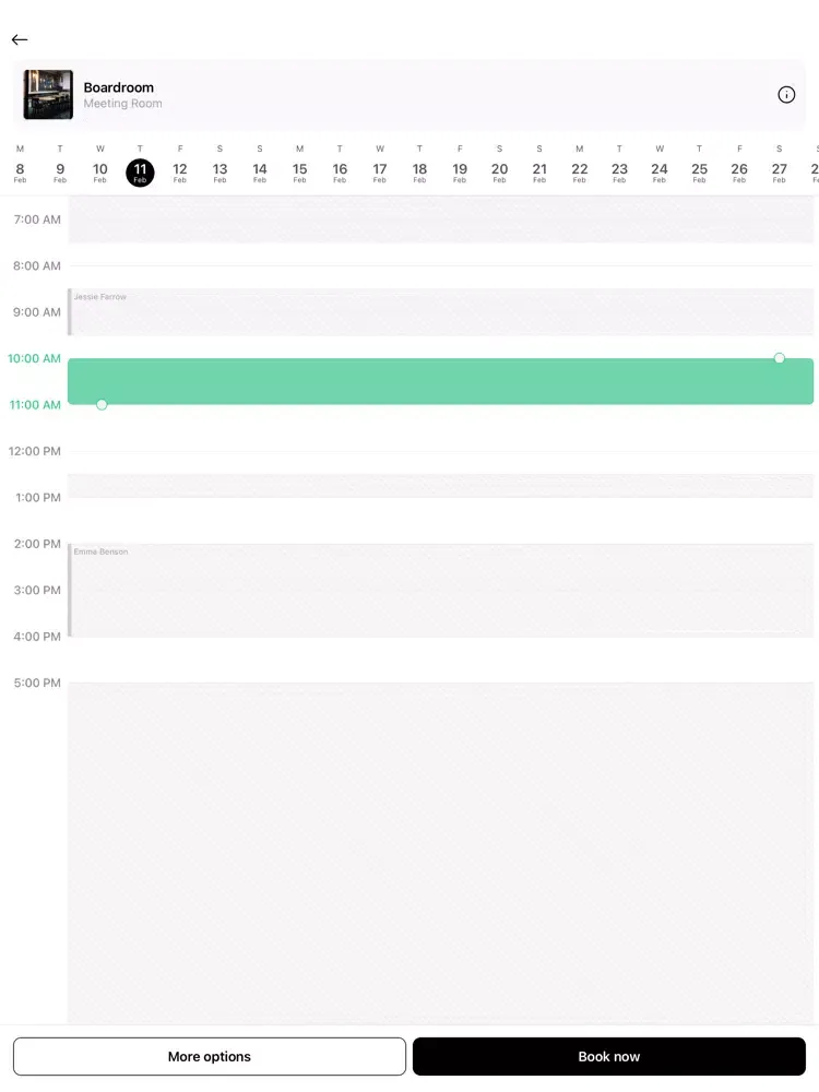 Ảnh chụp màn hình của WORQ iPad 