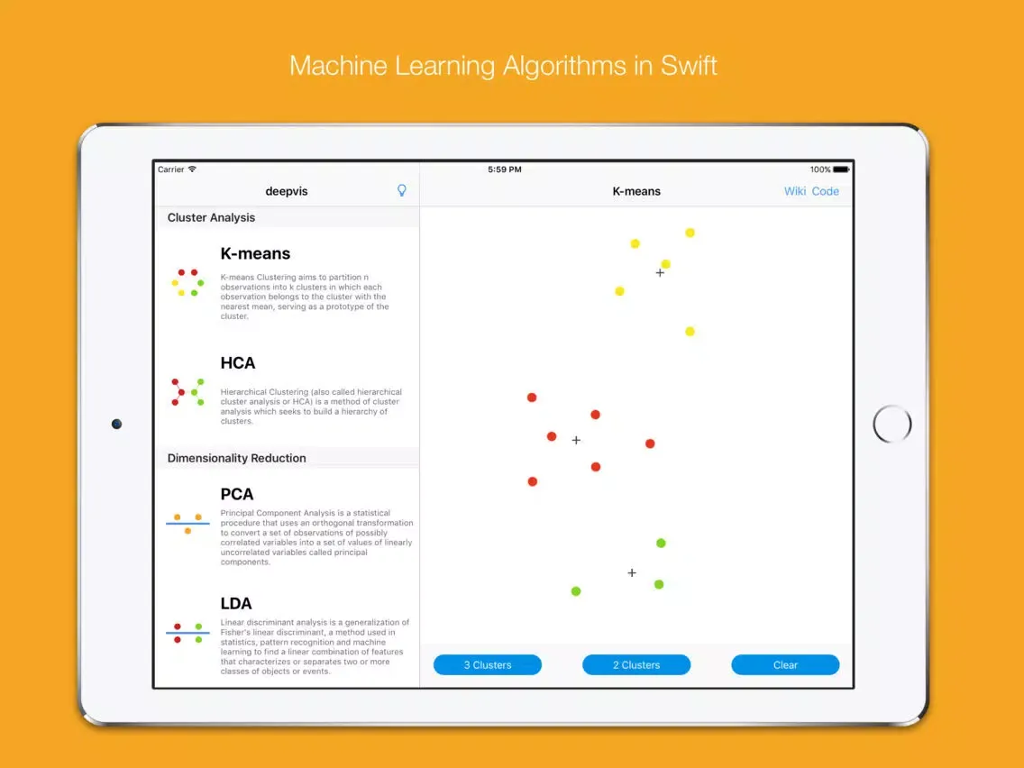 deepvis - deep visualization for machine learning iPad  Screenshots