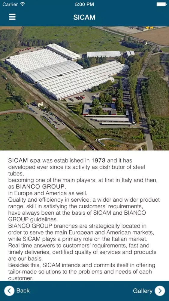 Sicam Spa スクリーンショット