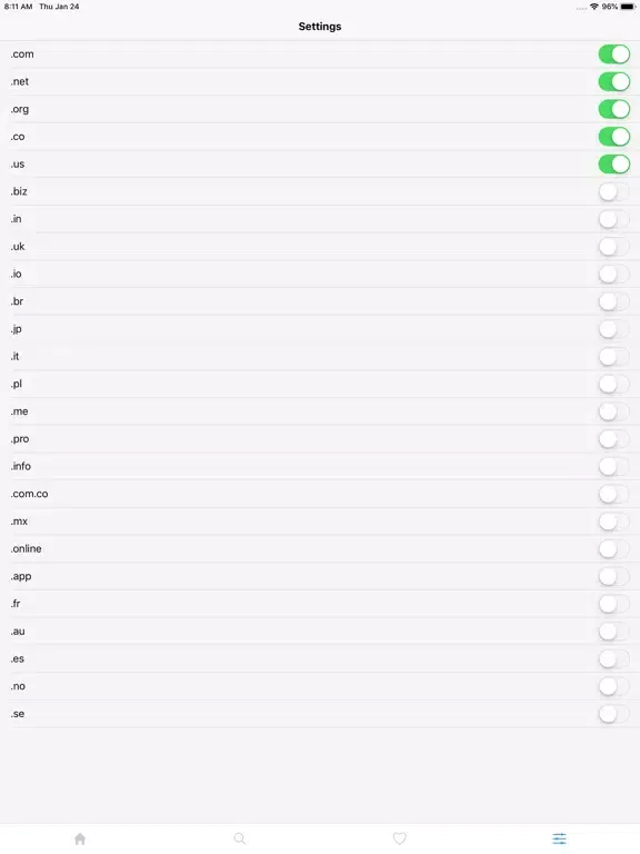 Domain Check App iPad  স্ক্রিনশট