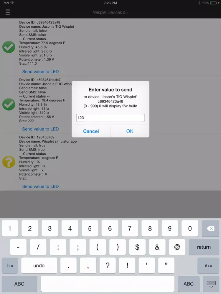 Wisplet iPad 应用截图