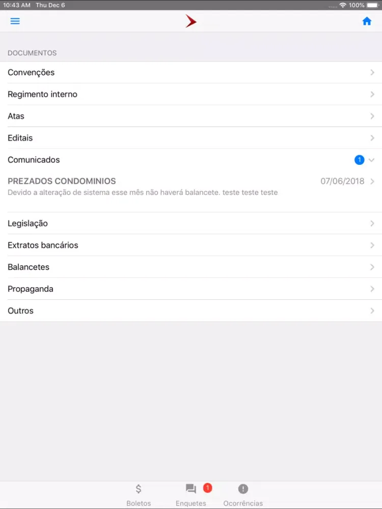 CondoPlay Morador iPad 應用截圖
