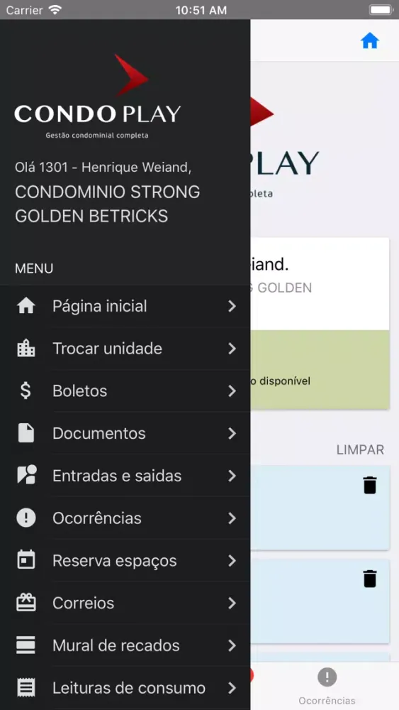 CondoPlay Morador應用截圖