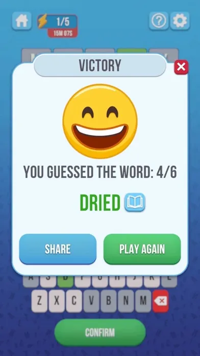 Captures d'écran de Catch the Word game