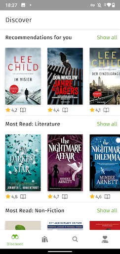 Skoobe: eBooks and audio books 스크린샷