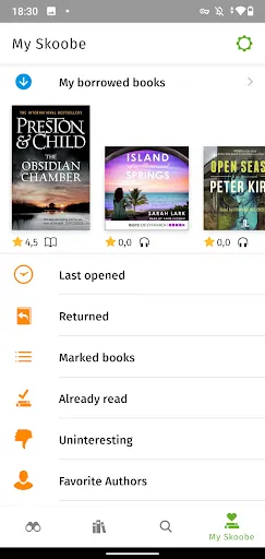 Skoobe: eBooks and audio books 스크린샷