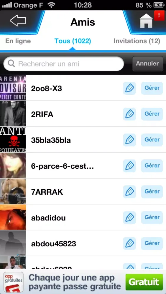 Skyrock.com سکرین شاٹس