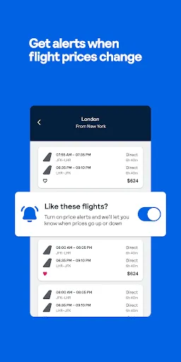 Capturas de pantalla de Skyscanner Flights Hotels Cars