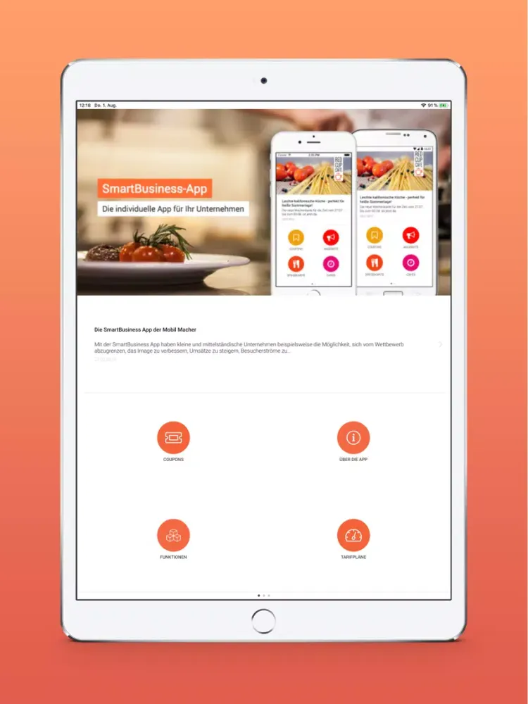SmartBusiness iPad  Screenshots