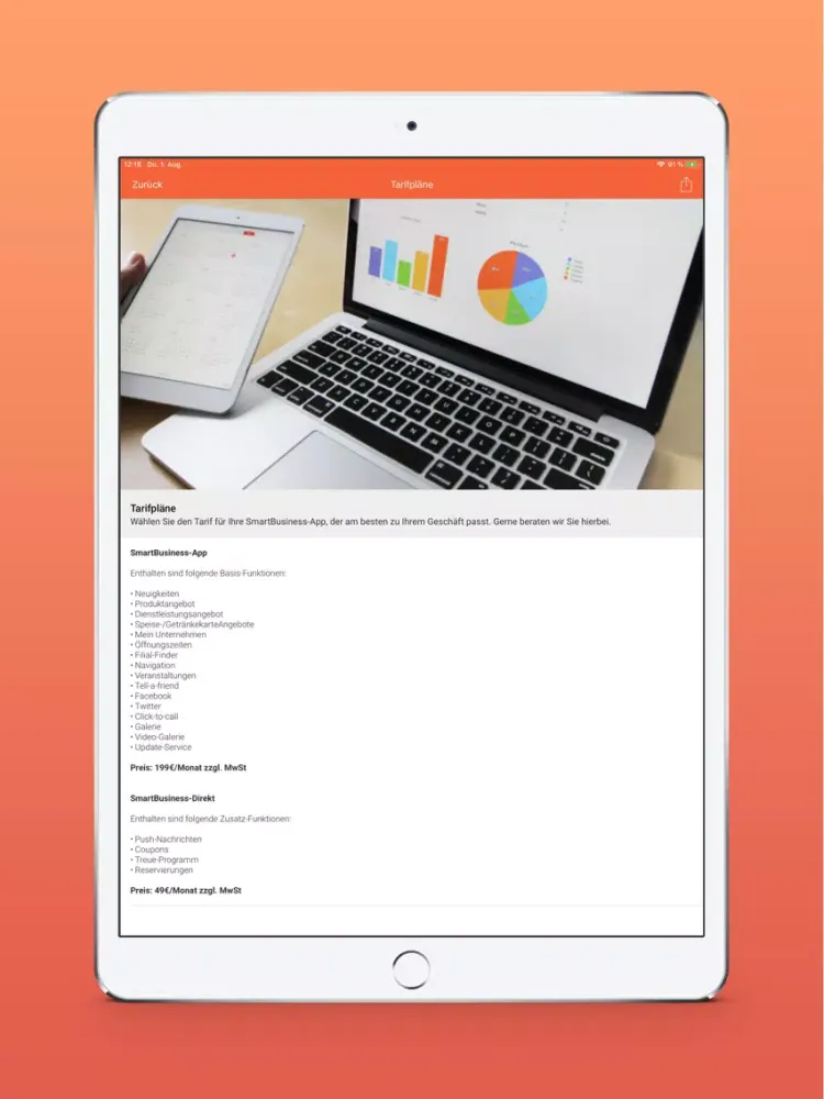 SmartBusiness iPad  Screenshots