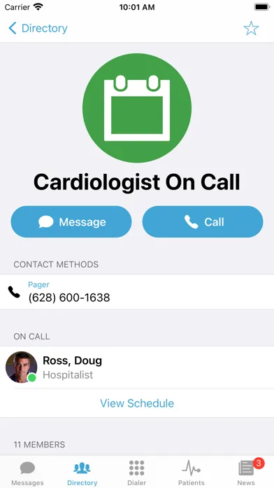 Capturas de pantalla de Telmediq - HIPAA Messenger