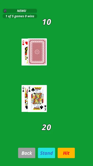 Tangkapan layar Let's Blackjack