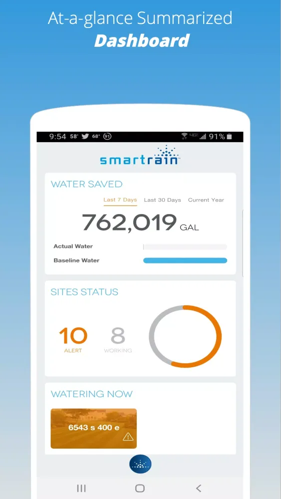 Smart Rain SmartApp® 스크린샷